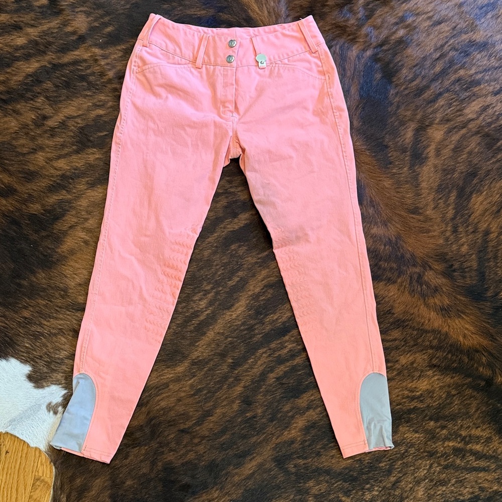 Women's Pink Riding Breeches Pants
